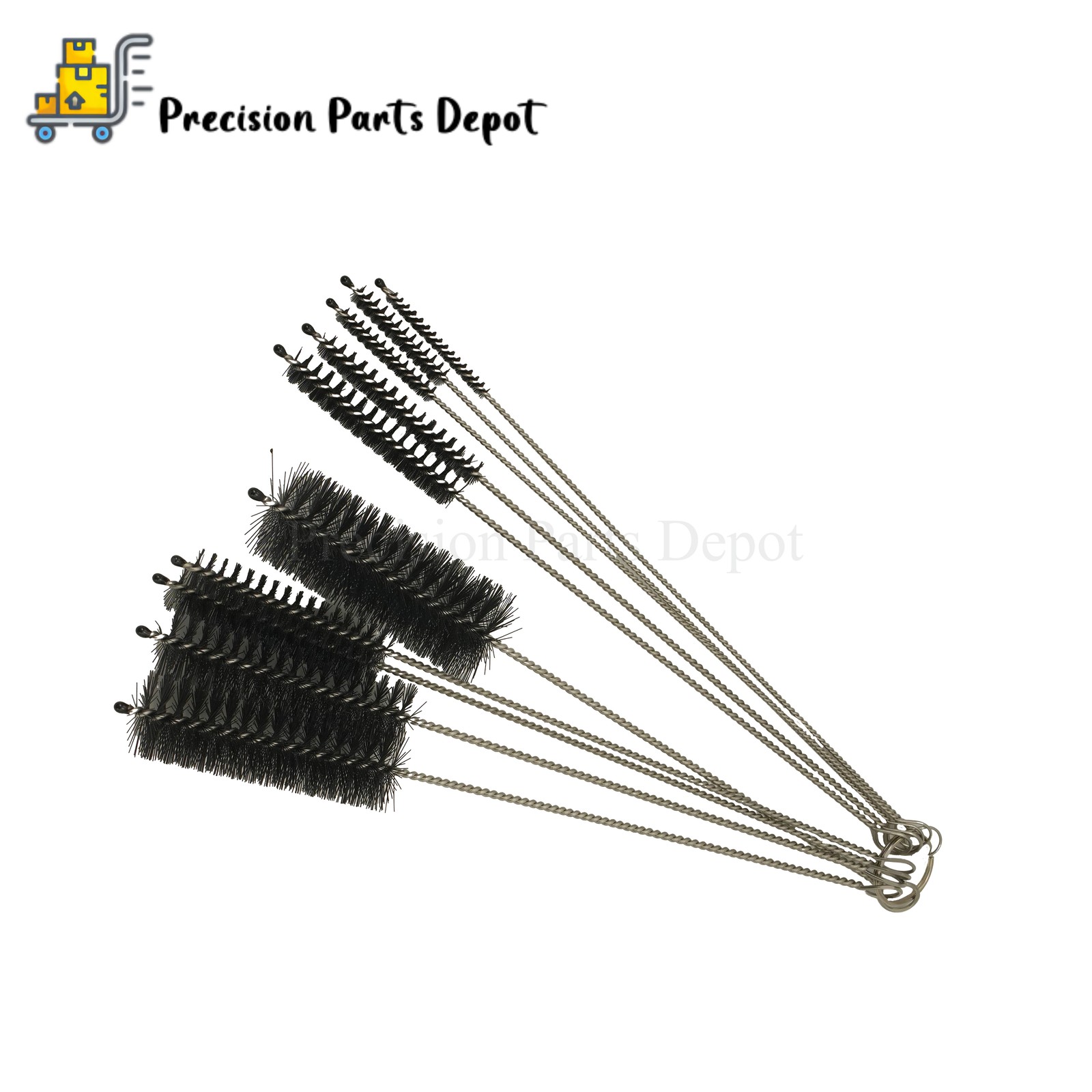 10PCS Set Nylon Straw Brush Cleaner Bottle Tube Pipe Small Long Cleaning US