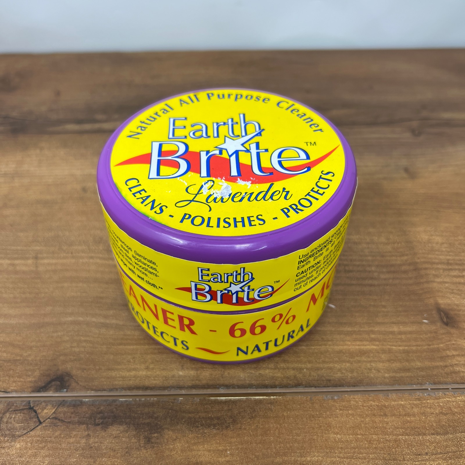 NEW Original Earth Brite Natural All Purpose Cleaner 17.5 oz Lavender France NOB