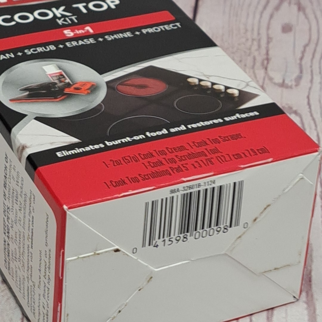 WEIMAN Complete COOK TOP CLEANING KIT Cleans & Shines ALL Glass Ceramic Cooktops
