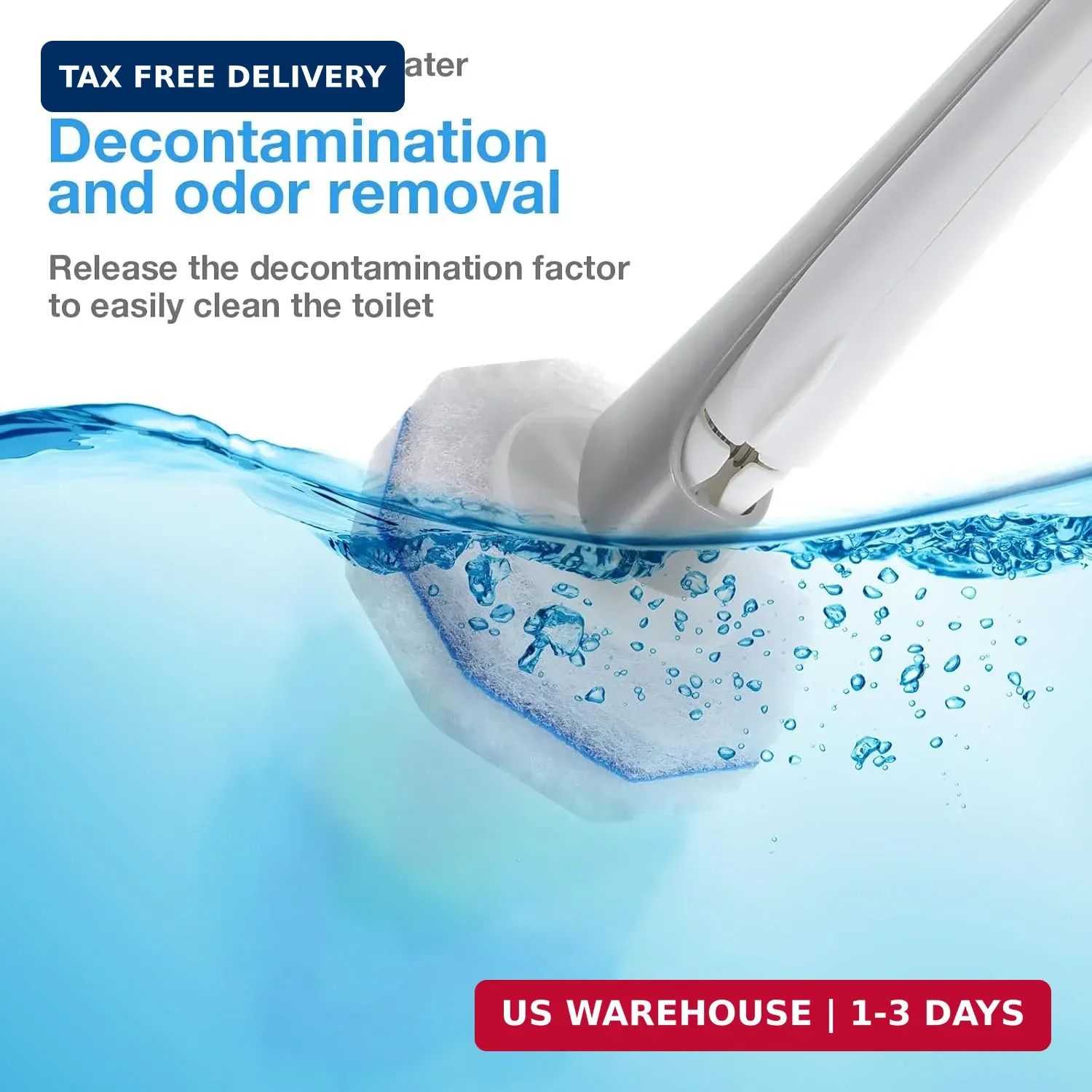 50ct Toilet Wand Refill Pads, Fits Most Standard Wands | Fresh-scent, thickened