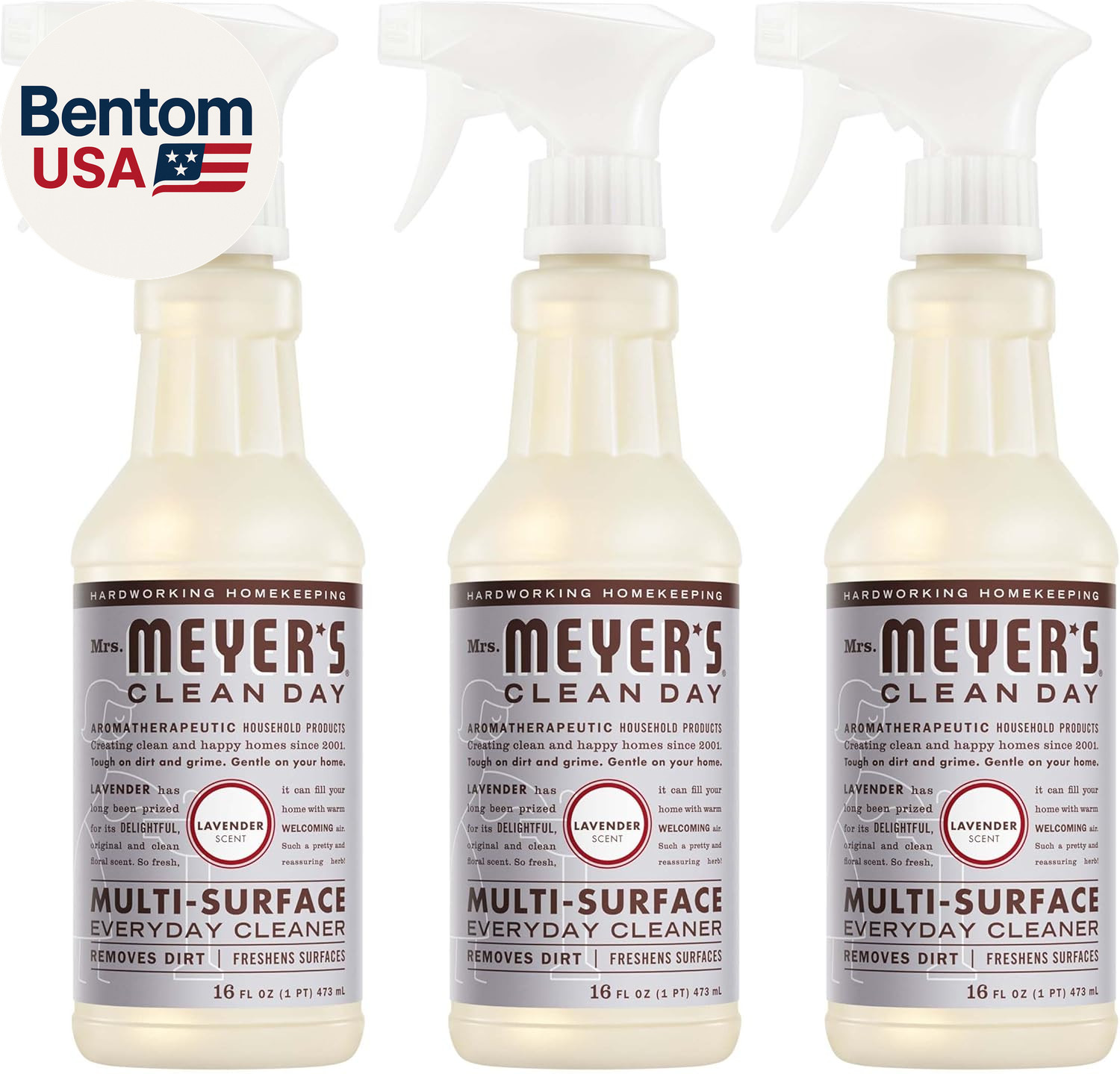 MRS. MEYER’S CLEAN DAY Multi-Surface Everyday Cleaner, Lavender Scent, 16 Fl Oz