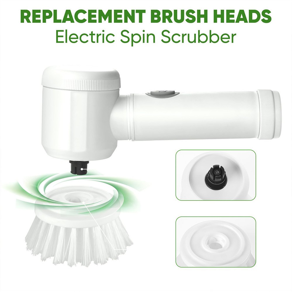 Electric Spin Scrubber Cordless – 5 Brush Heads, Multi-Function Cleaner for Tile