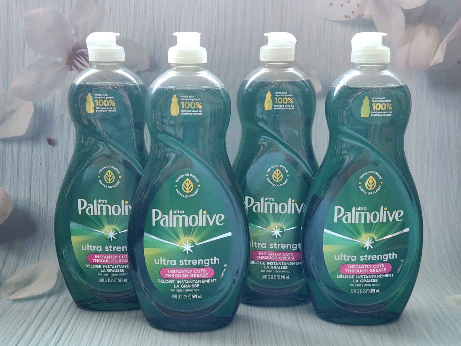 4× Palmolive Ultra Strength Instantly Cuts Grease Liquid Dish Soap, 20 fl oz