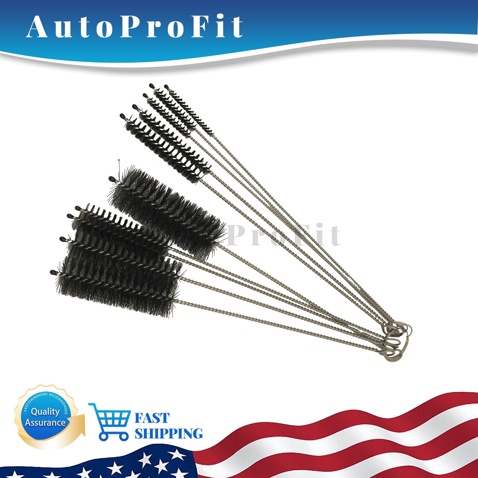 10PCS Set Nylon Cleaning Straw Brush Cleaner Bottle Tube Pipe Small Long US