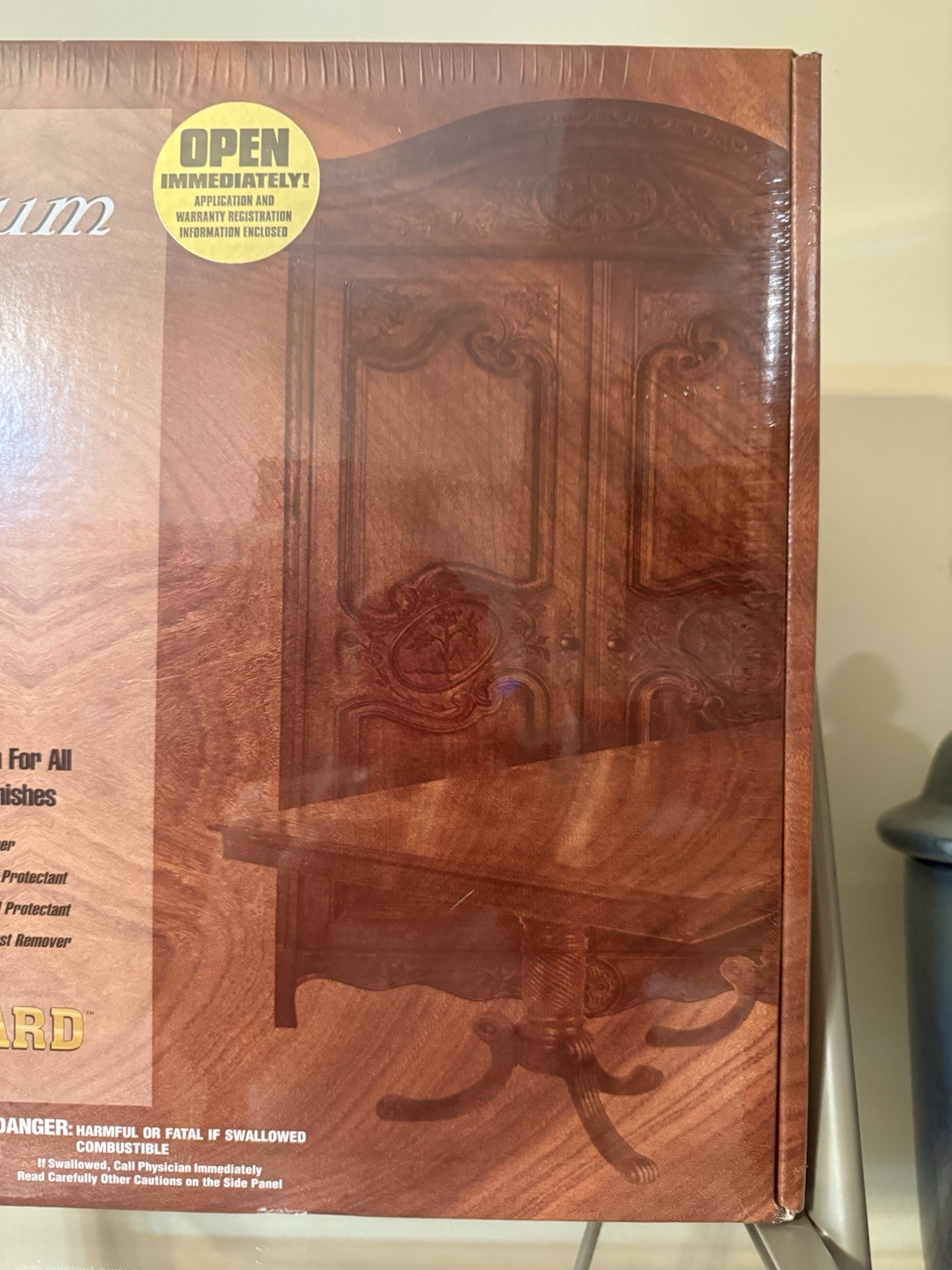 RHODES FURNITURE MIRACLE GUARD PREMIUM WOOD CARE SYSTEM KIT NEW SEALED BOX NEW .