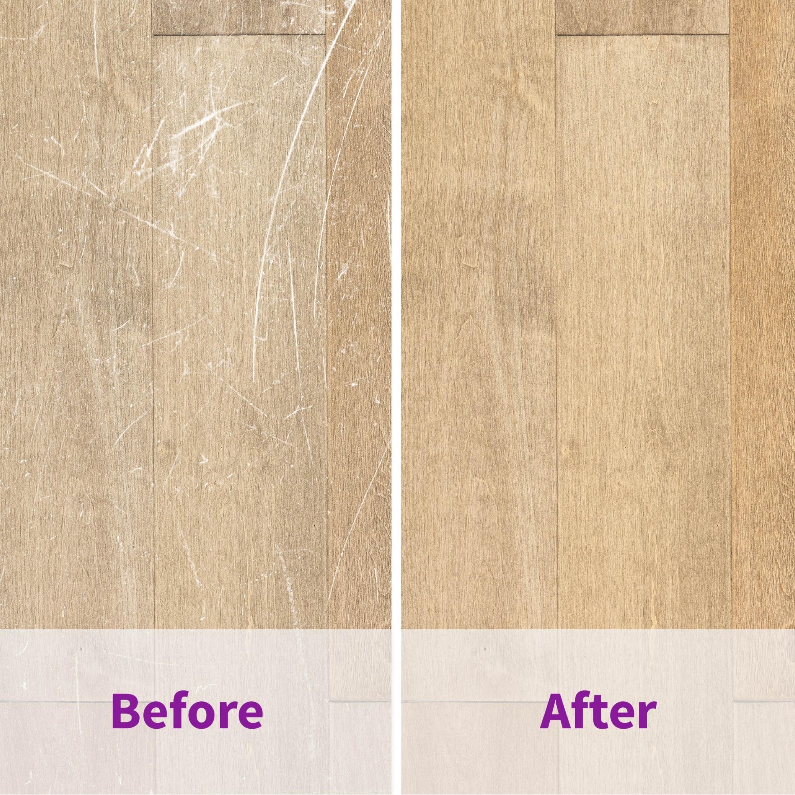 Wood Floor Restorer 32oz – Fills Scratches, Shines & Protects – Matte Satin Fini