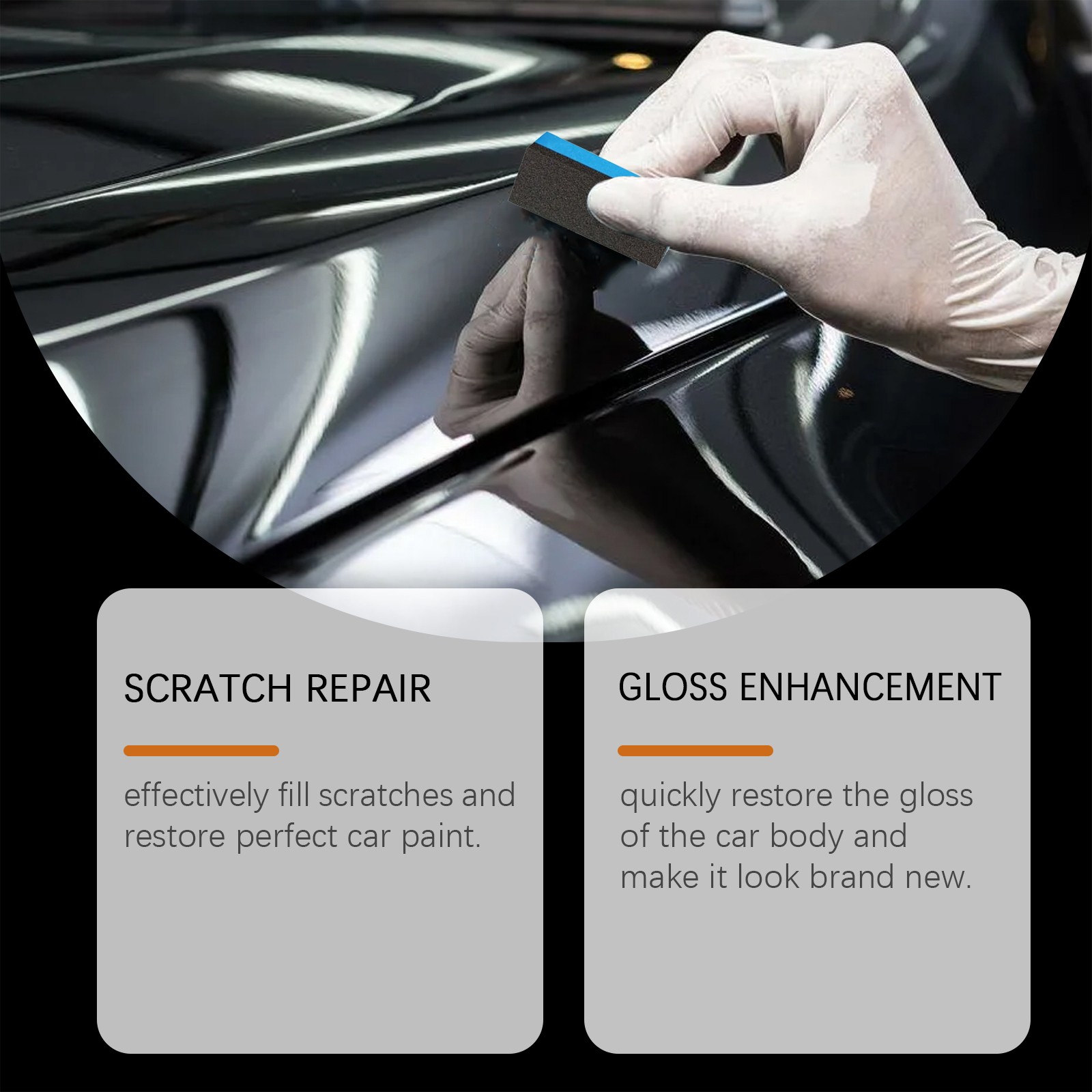 Automotive Paint Care Cream – Nano Coating Scratch Gloss Maintenance 🧼