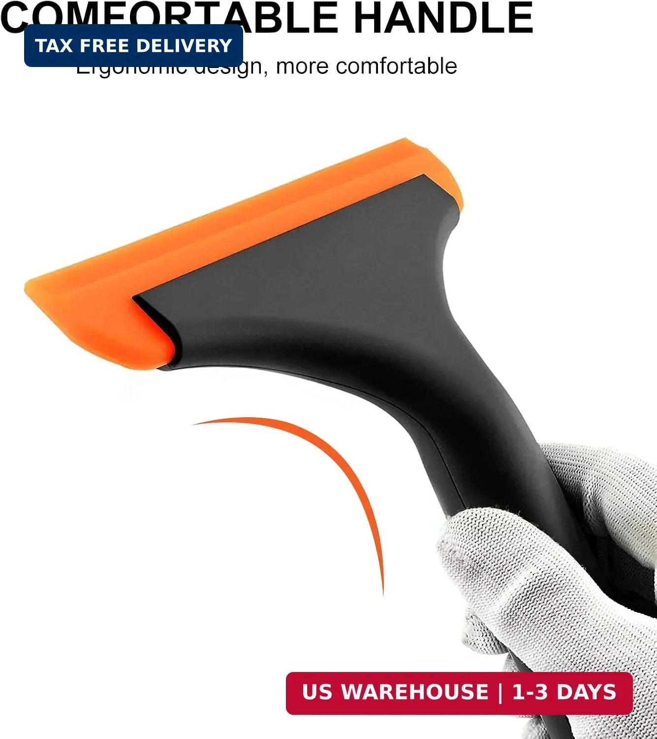 SetSail Shower Squeegee for Glass Doors, Small Squeegee for Shower Glass Door Mi