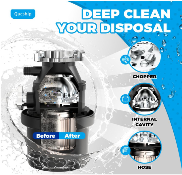Foaming Garbage Disposal Cleaner Deodorizer Tablets – 24 Pack