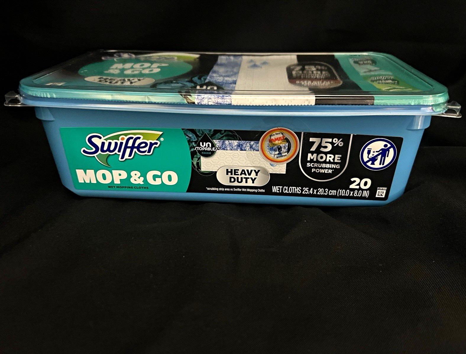 Swiffer Heavy Duty Wet Mop Refill Pads 20 Count Unstopables Fresh Hard Floor