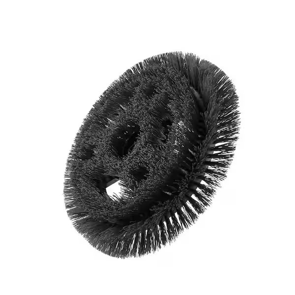 9 in. Hard Bristle Brush Power Scrubber Attachment Concrete Brick Clean