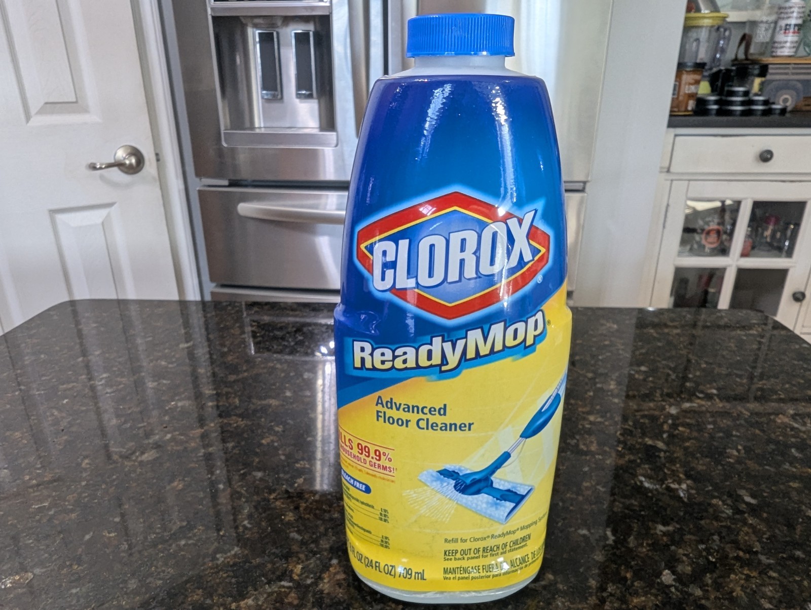 Clorox Ready Mop Advanced Floor Cleaner 24oz & Absorbent Mopping Pads 8 Ct DISCD