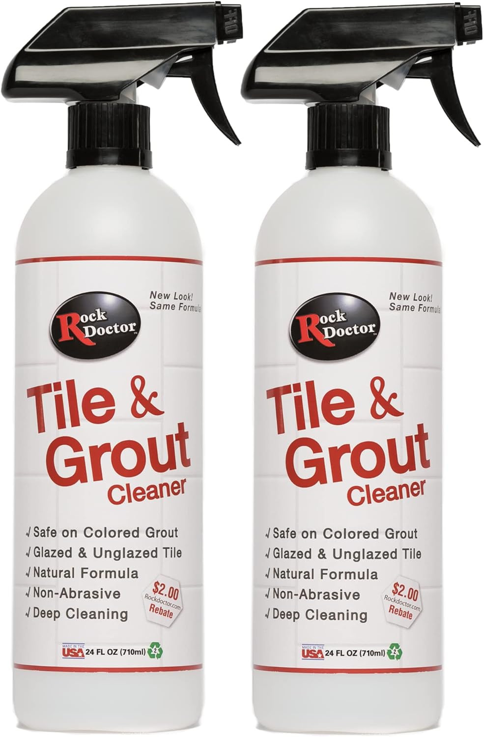 Natural Tile and Grout Cleaner, Remove Stains Dirt, Oil, and Soap Scum, Heavy Du