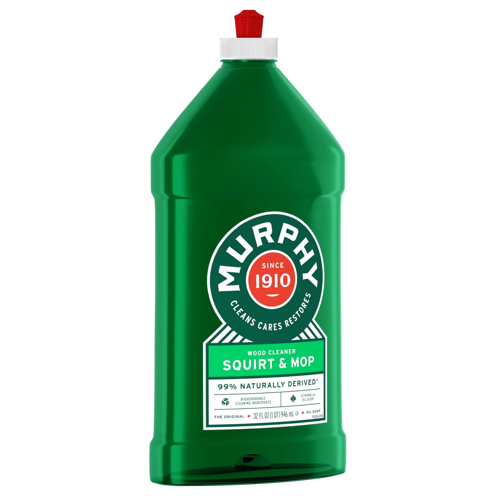 Oil Soap Squirt and Mop Floor Cleaner, 192 Oz (32 Oz, 6 Pack) – Bulk Cleaning…