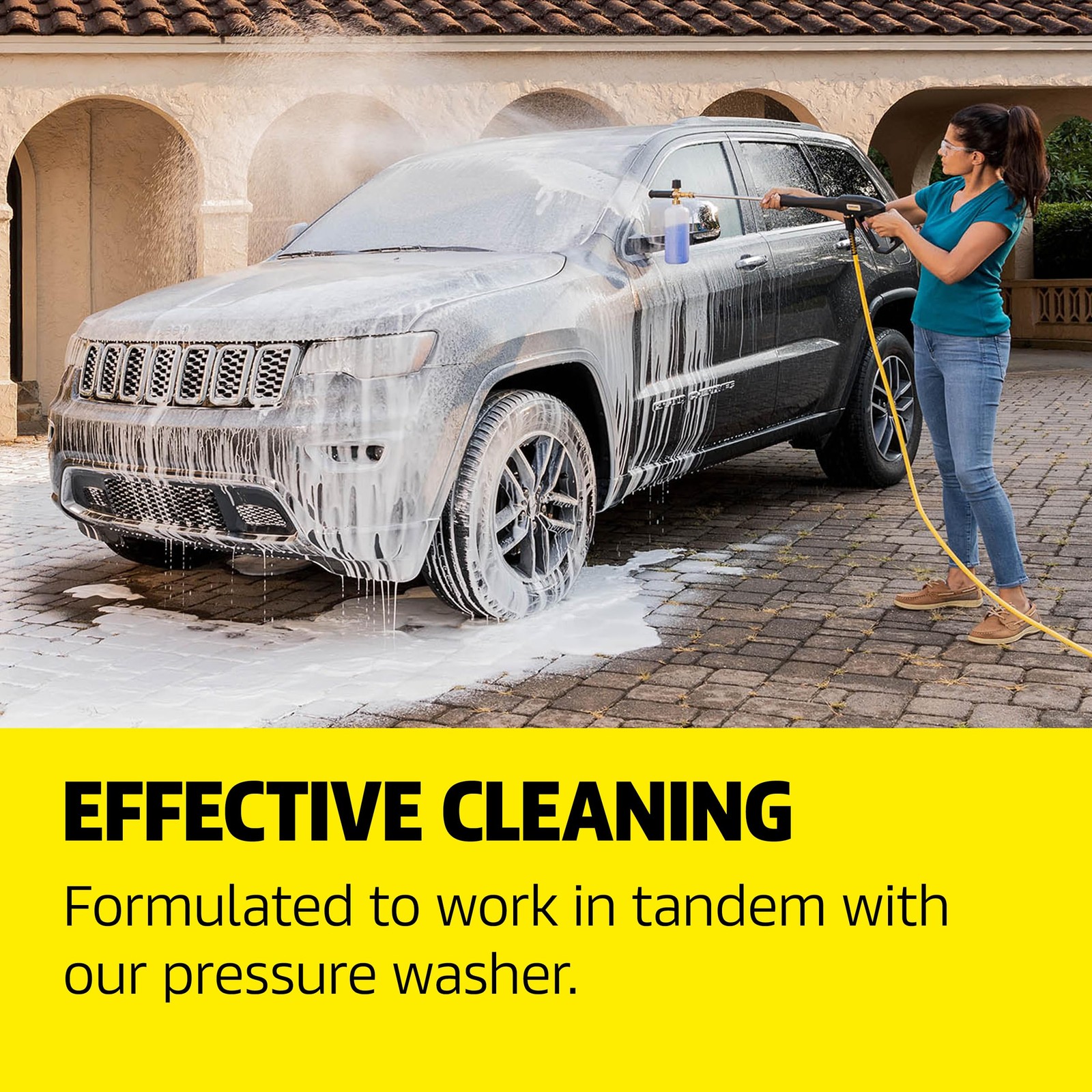 KÄRCHER Vehicle Wash and Wax, Pressure Washer Detergent, Cleans Cars, Bikes, …