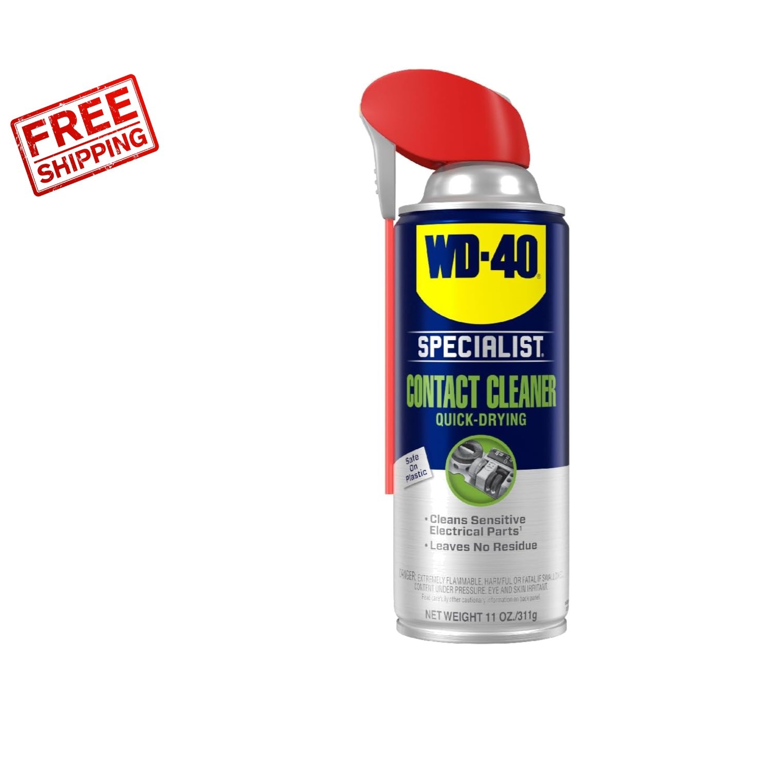 Specialist Contact Cleaner Spray 11 Oz – Safe for Plastic & Metal Surfaces
