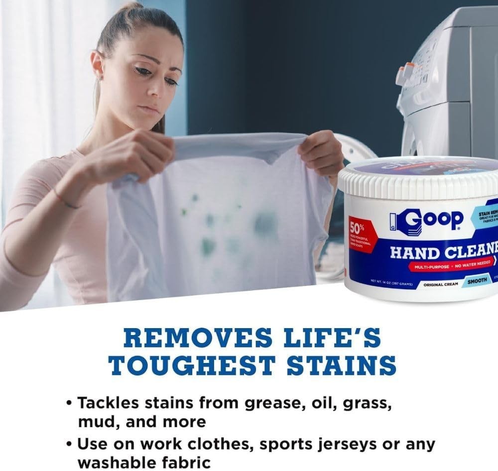 Multi-Purpose Hand Cleaner- Waterless Hand Degreaser, Laundry Stain Remover -…