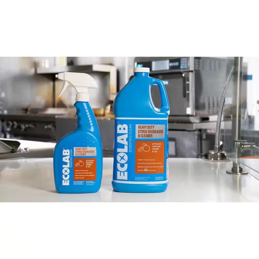 1 Gal. Heavy Duty Citrus Degreaser Concentrate Cleaner, Attacks Grease and Grime