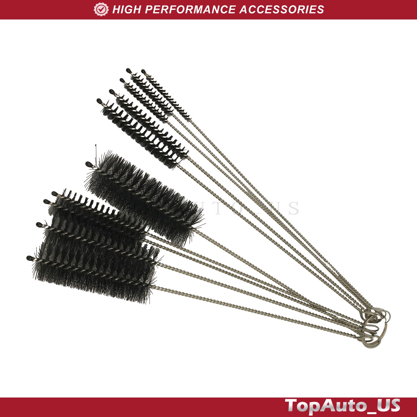 Fit Kitchen Nylon Cleaning Straw Brush Set 10PCS Bottle Tube Pipe Cleaner