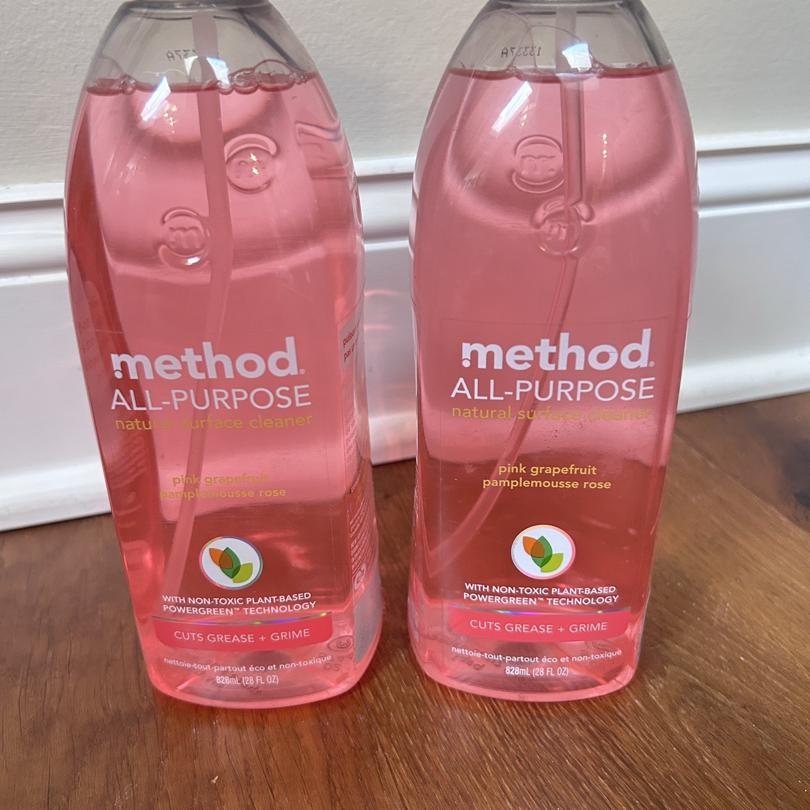 2 pack Method All-Purpose Cleaner Pink Grapefruit 28 Oz Ea non Toxic Plant Based
