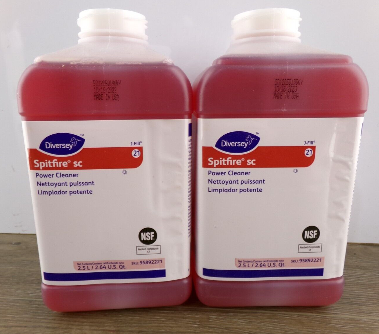 Diversey Spitfire SC Power Cleaner 2 x 2.5L Refills S2