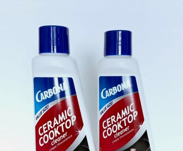 (2-Pack) CARBONA Glass Ceramic Cooktop CLEANER & POLISH Protect Shine 16.8oz ⭐⭐❤