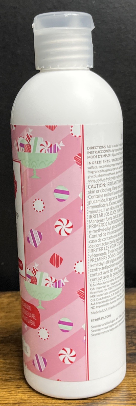 Scentsy Authentic Dish Soap Christmas Perfect Peppermint 16 fl. oz. New Sealed