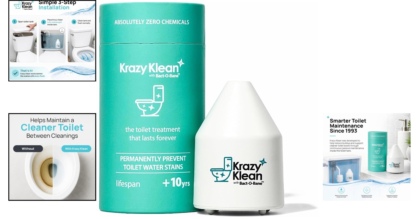 Eco-Friendly Toilet Cleaner Capsules – 4.25 Oz for Continuous Clean & No Rings