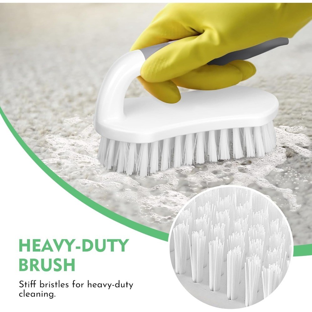 Heavy Duty Scrub Brushes Stiff Bristles Cleaning Brush for Shower Bathroom