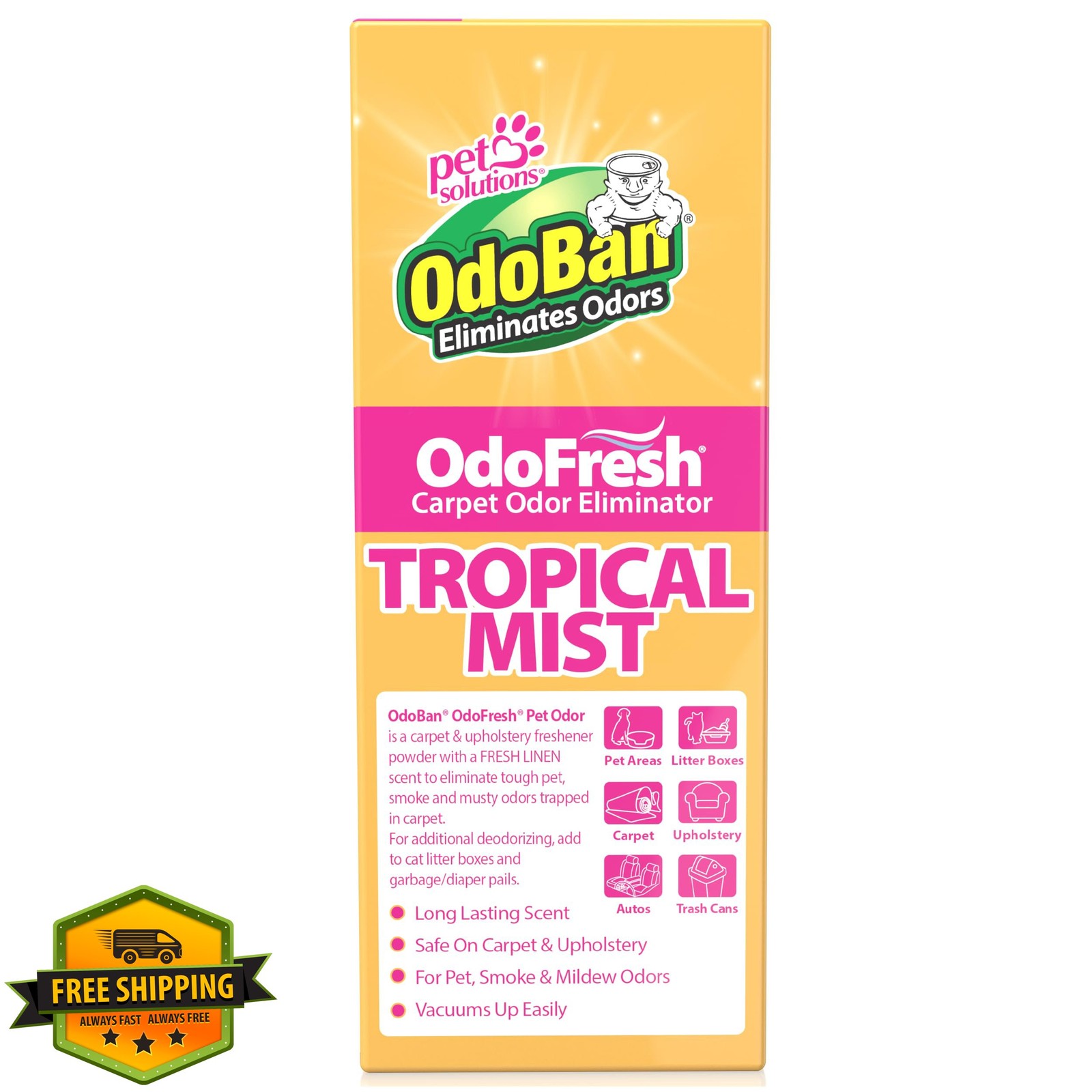 OdoBan Carpet Deodorizer Powder Tropical 36oz