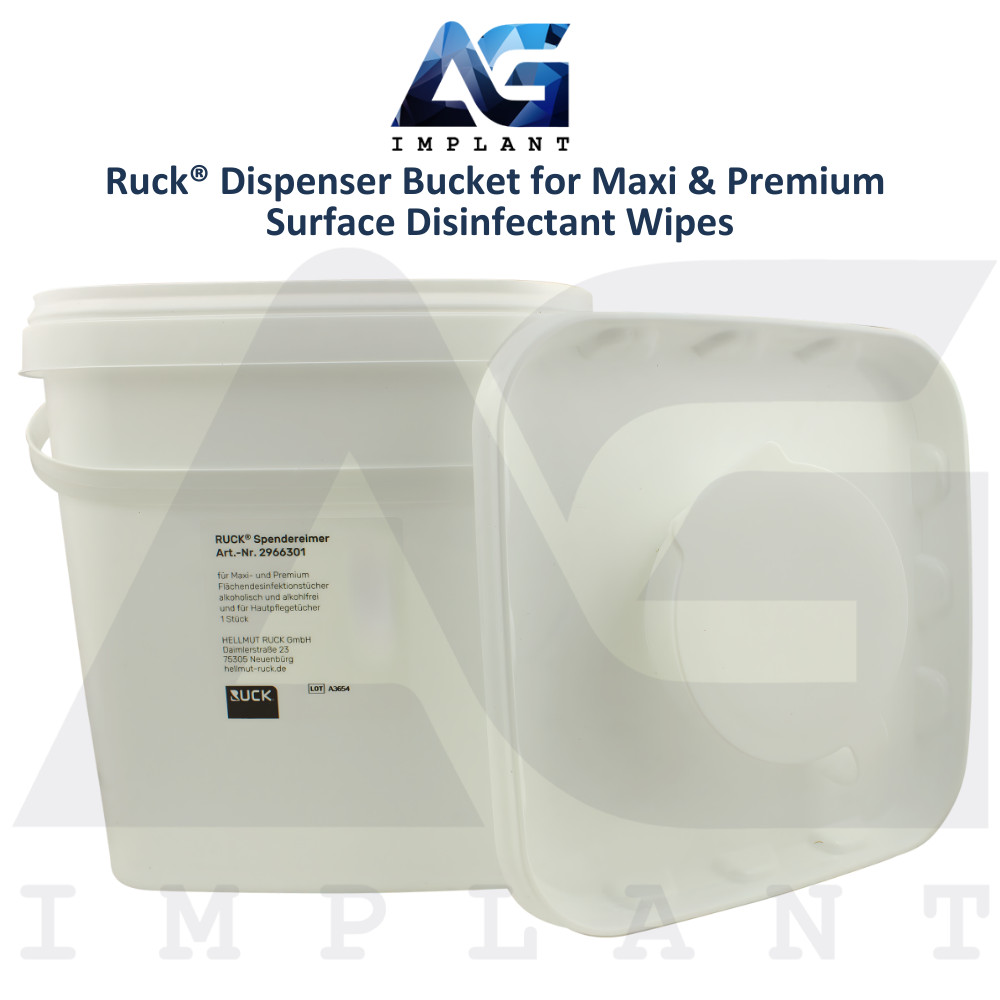 Surface Cleansing Wipes White Portable Dispenser Bucket Reusable Storage