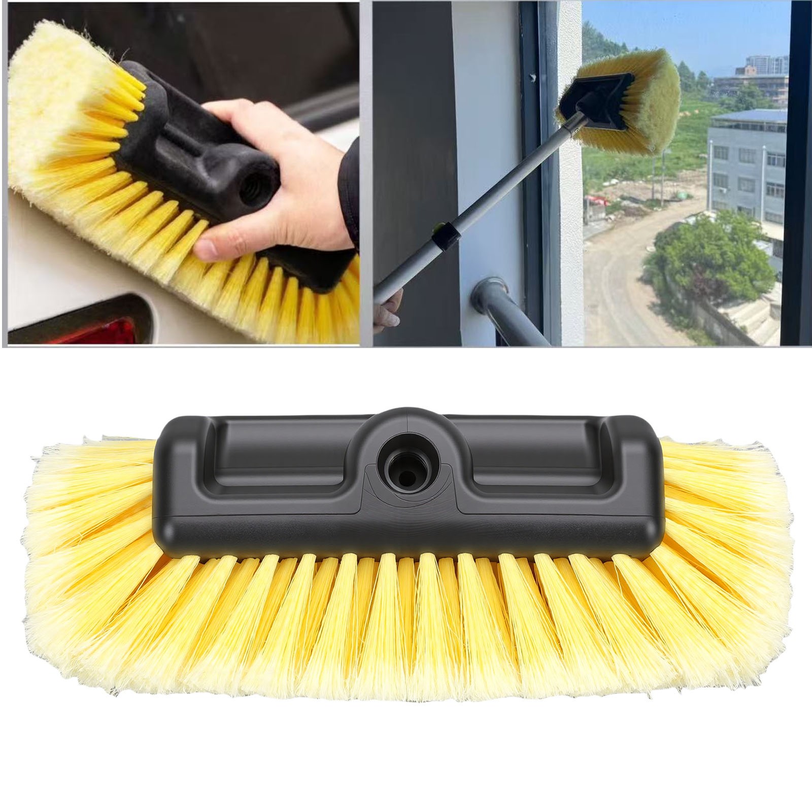 Car Wash Brush Head Soft Detail For Auto RV Boat Truck 5 Sided