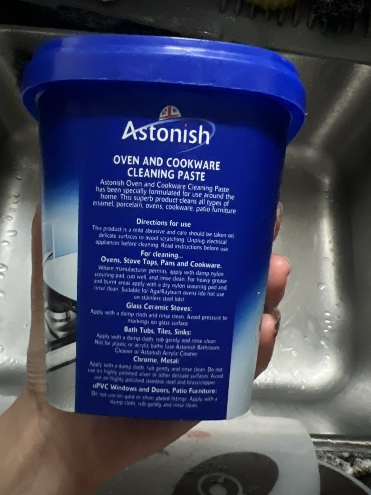 NEW Astonish Oven & Cookware Cleaner Cleaning Paste 500g(17.6 oz) United Kingdom