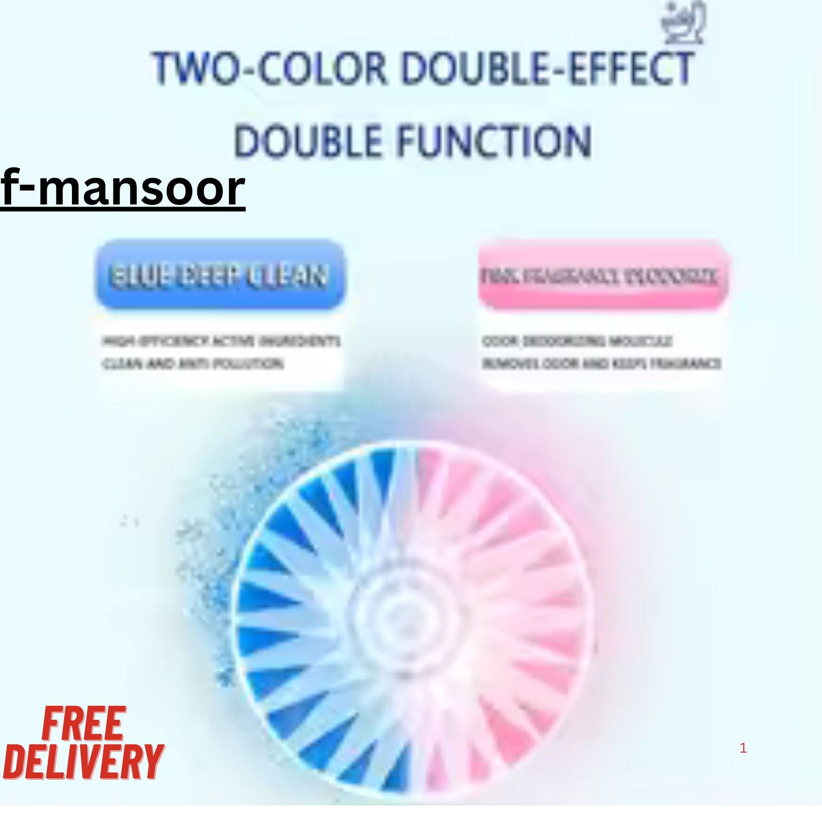 Automatic Toilet Bowl Cleaner Tablets – Continuous Release, Long-Lasting Fresh