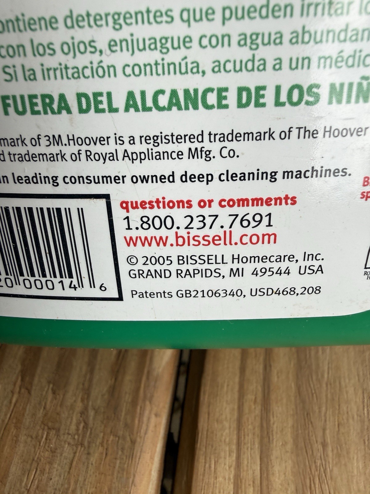 BISSELL Multi-allergen Removal Formula for Carpets & Upholstery 48oz 90% Full
