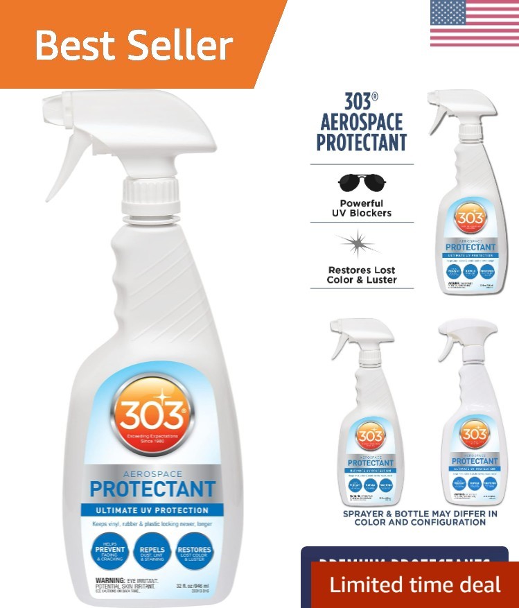 Aerospace Protectant Spray, UV Protection, Repels Dust, Dirt, & Staining, Mat…