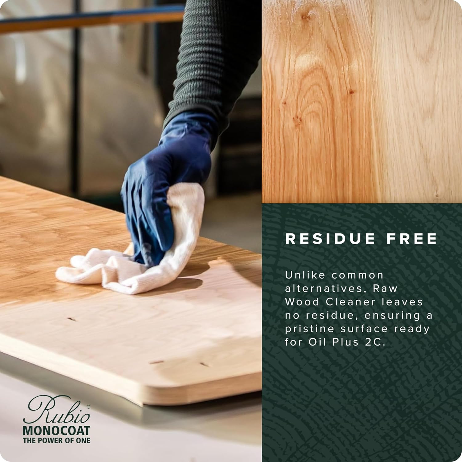 Raw Wood Cleaner, 1,000 Ft² | Preparatory Cleaning for Wood Surfaces | Removes D
