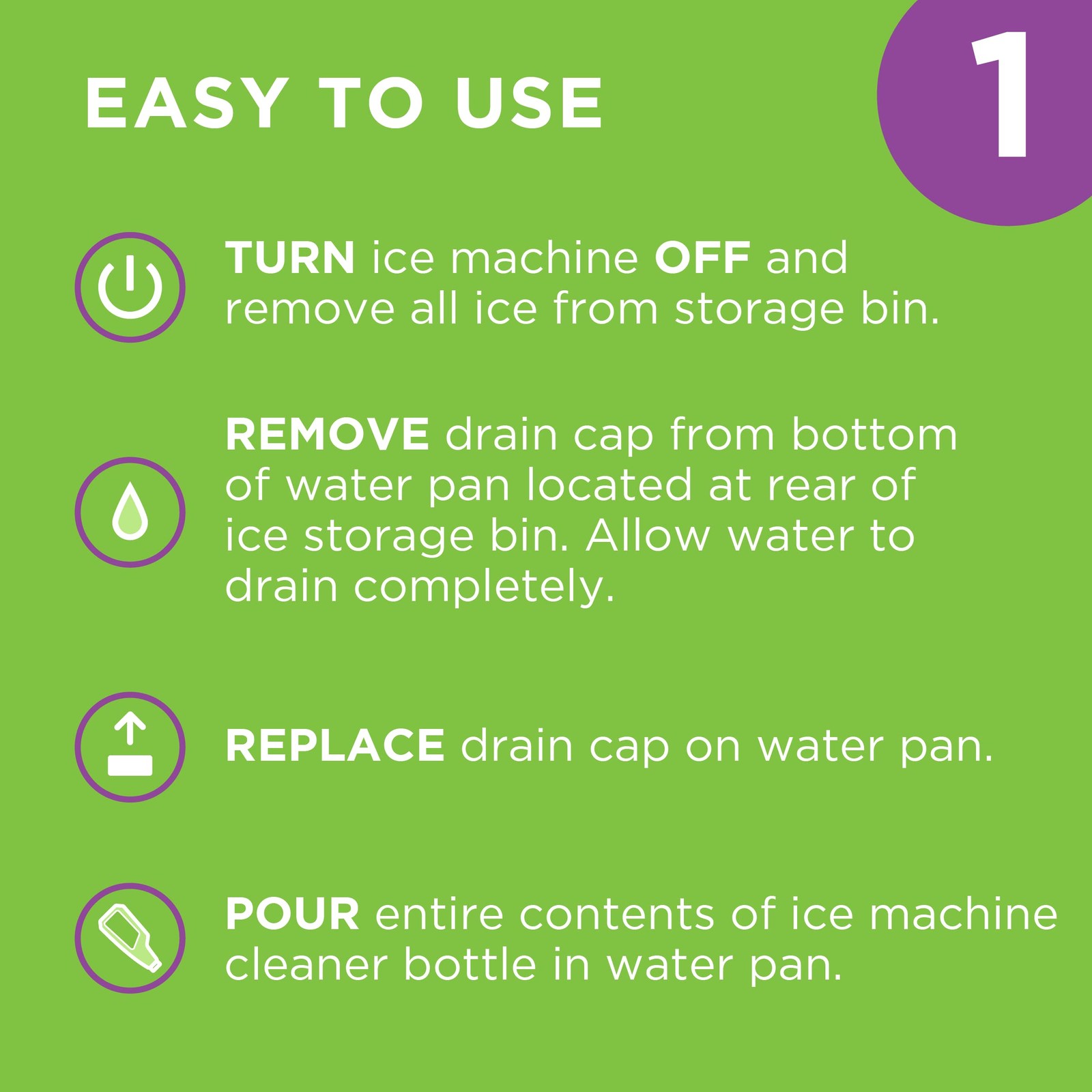 Ice Machine Cleaner, Helps Remove Hard Water and Mineral Buildup for Great-Ta…