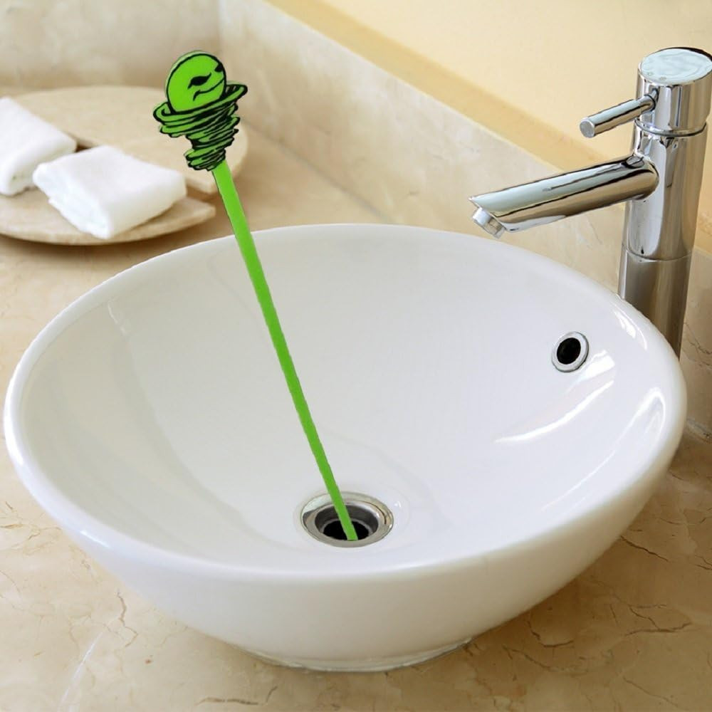 Hair Grabber Drain Snake – 5 Pack (Great for Sink & Shower Clogs)