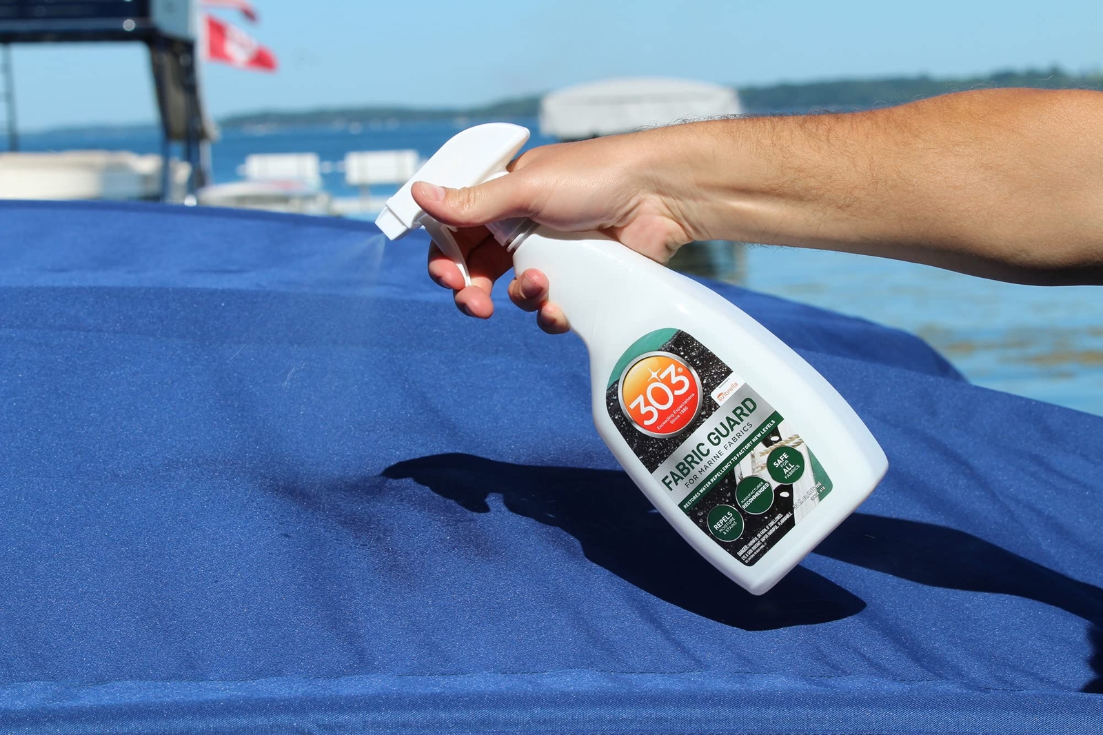 303 Marine Fabric Guard 32 Oz Water Repellent Protectant for All Fabrics