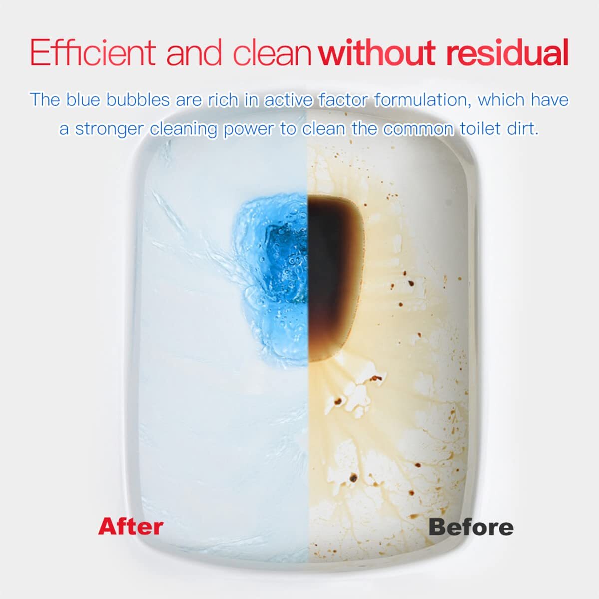 Automatic Toilet Bowl Cleaners Tablets18 Pack Multipurpose Commercial Household