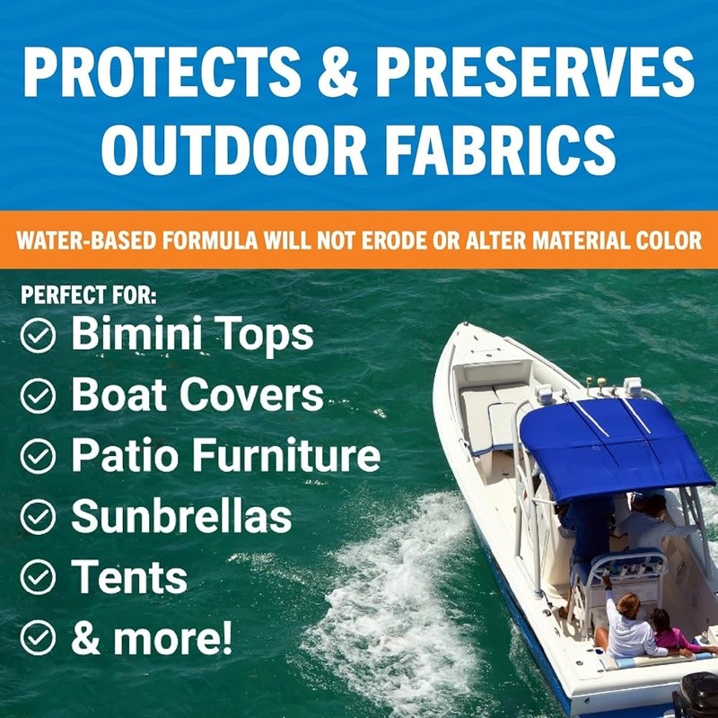 Water Repellent Spray Fabric Protects Canvas Nylon Leather Outdoor Gear New