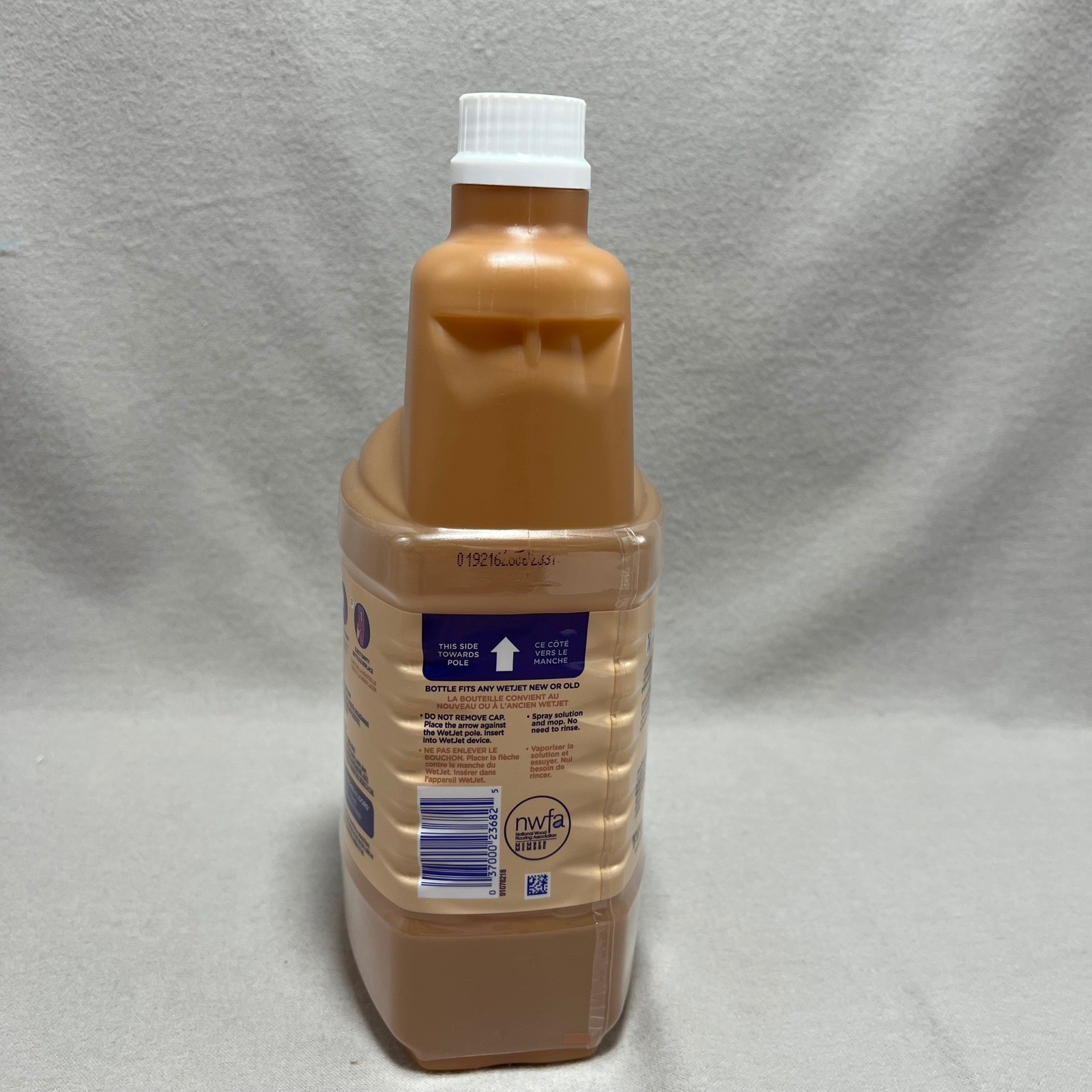 Swiffer WetJet Wood Floor Cleaner Refill Brown QuickDry Formula 42.2 fl oz