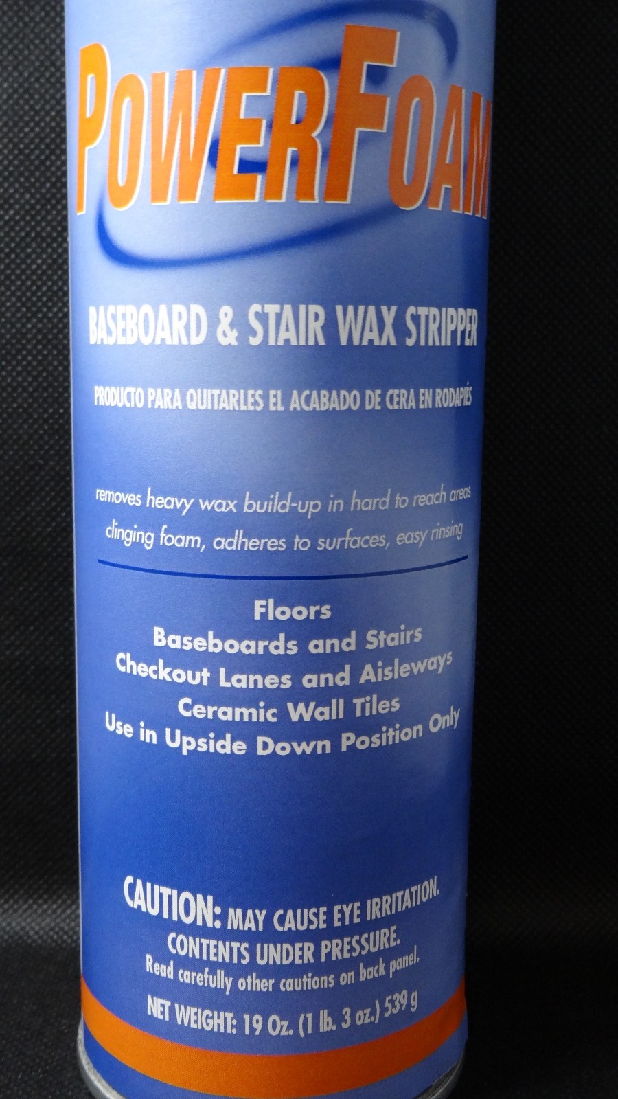 Baseboard and Stair Wax Stripper HP PowerFoam 19 Oz (1 lb.) ~ Lot of 2 ~