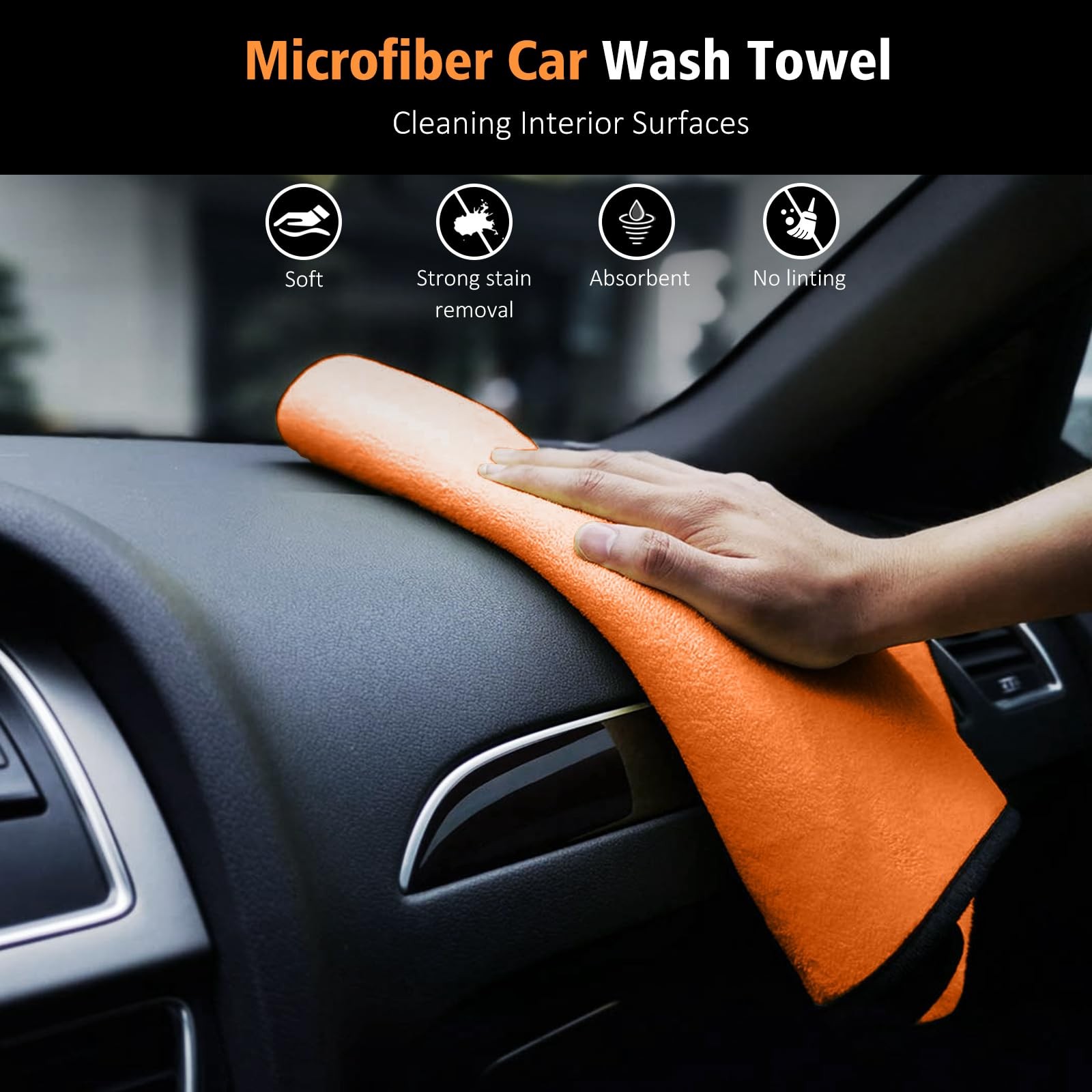 YeewayVeh 7PCS Car Interior Detailing Kit, Horse Hair Car Leather Brush, Appl…