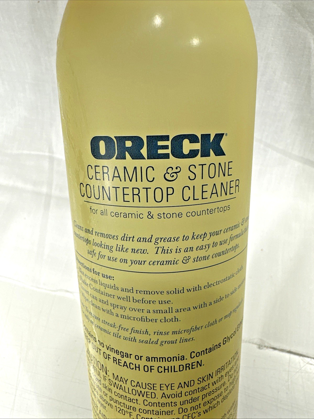 Oreck Ceramic & Stone Countertop Cleaner