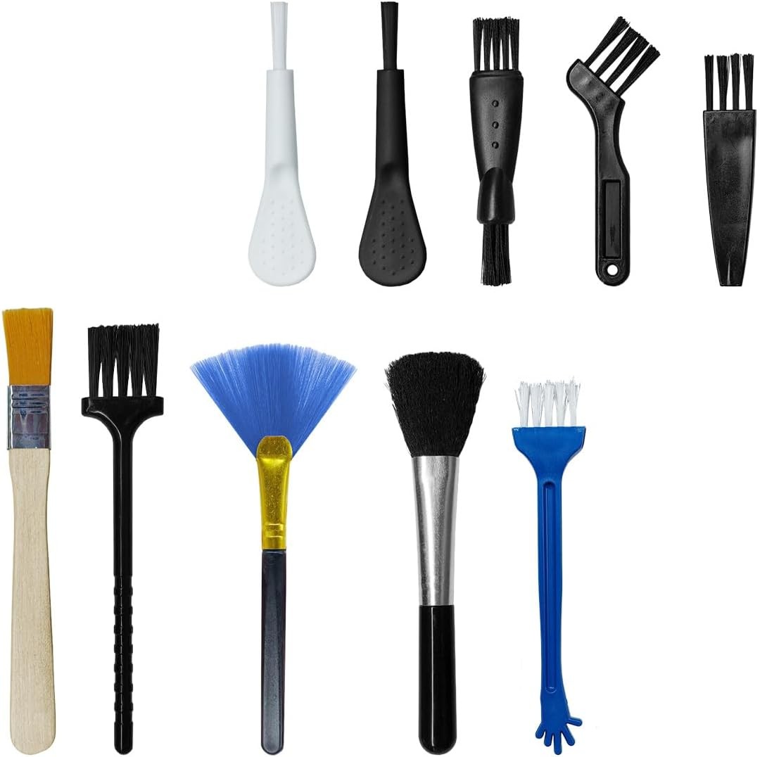 10PCS Car Detailing Brush Kit, Nylon Anti-Static Car Interior Cleaning Tools,…
