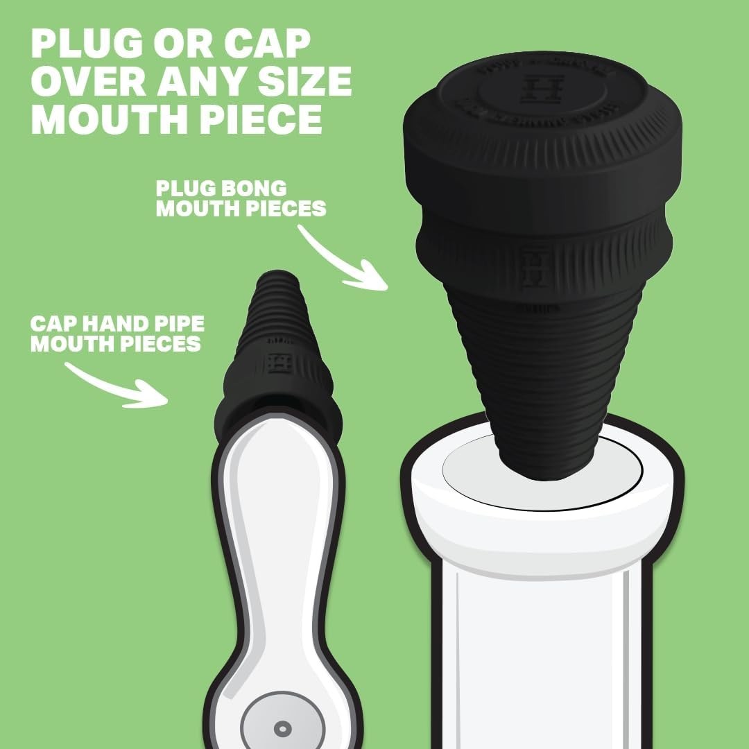 HEMPER Cleaning Plugs + Caps PRO – Silicone Stoppers & Cleaning Container for…