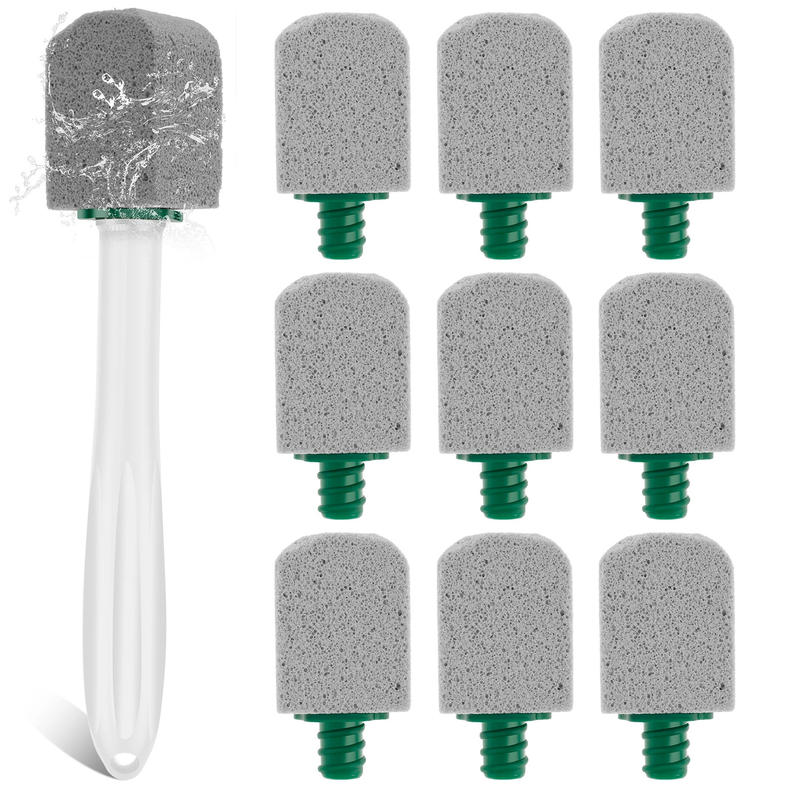 10Pcs Pumice Stone Cleaning Stick Toilet Rust Stain Removal Brush Bathroom Tile