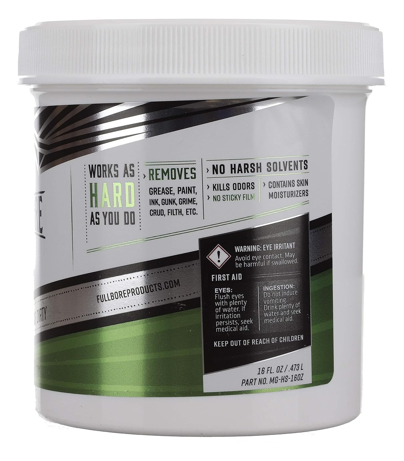16 oz Extreme Green Power Hand Scrub – Moisturizes & Removes Oil, Grease Safely